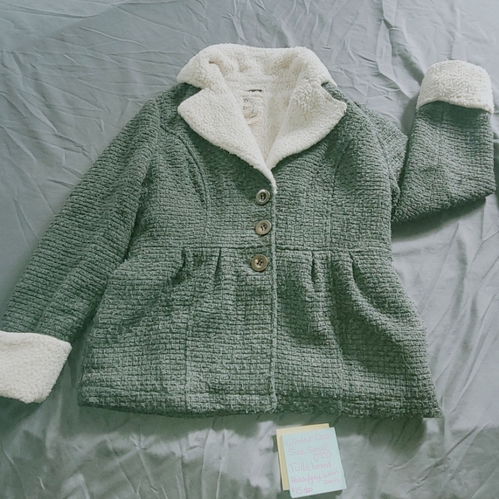 Junior's nice/ dress coat size small (TTS)
